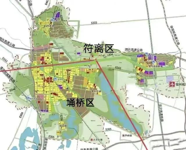 宿州符离镇未来繁荣蓝图，最新规划图揭秘未来发展潜力